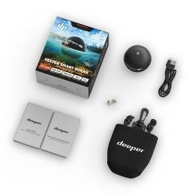 Deeper Dp1h10s10 Smart Sonar Pro + 2.55 En Negro Deeper Dp1h10s10 Smart Sonar Pro + 2.55 En Negro